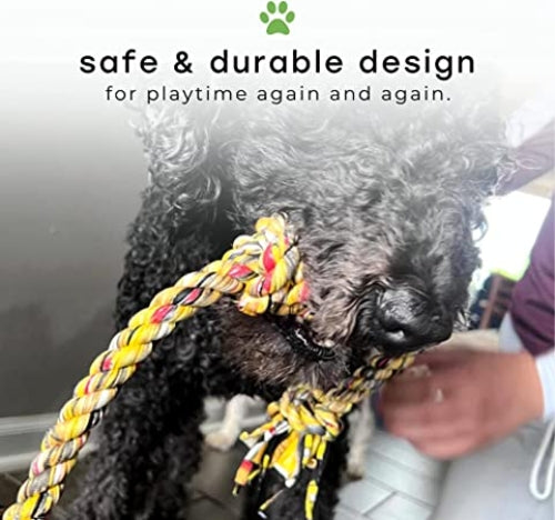 ReRope Upcycled Fabric Rope Dog Toy For Eco Mindful Wellness