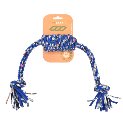 ReRope Upcycled Fabric Rope Dog Toy For Eco Mindful Wellness