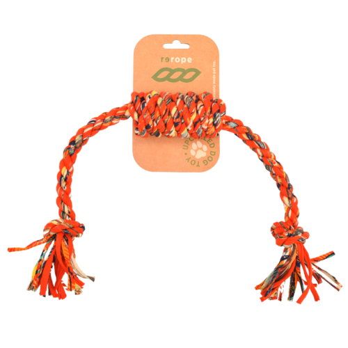 ReRope Upcycled Fabric Rope Dog Toy For Eco Mindful Wellness
