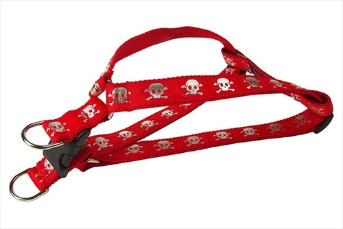 Sassy Dog Wear Reflective Skull Dog Harness Safe Wellbeing